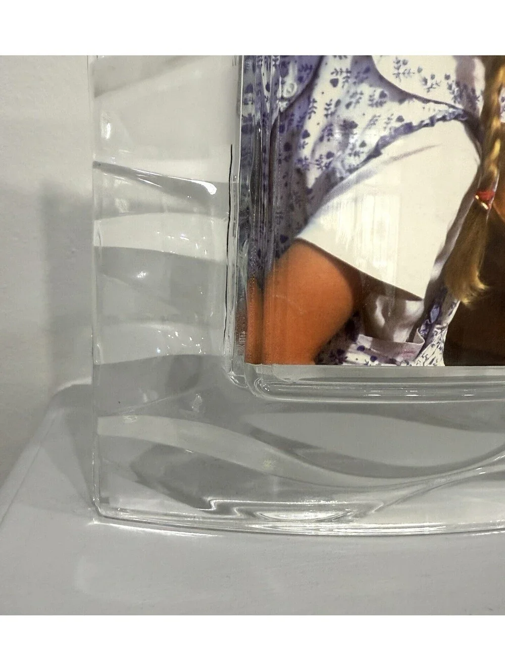 Vintage Crystal d'arques Curved Elegant Picture Frame Clear Crystal , 24% Lead